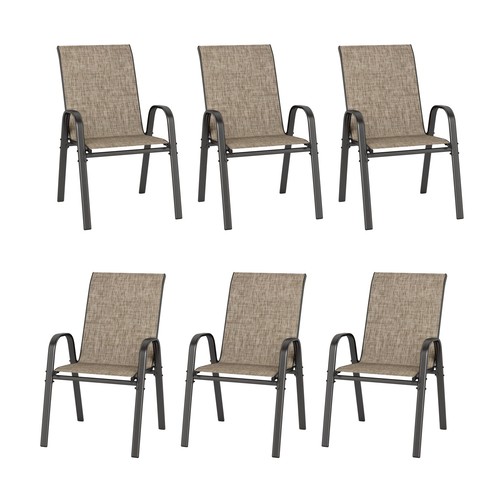 Patio chairs set heavy - patio, 6