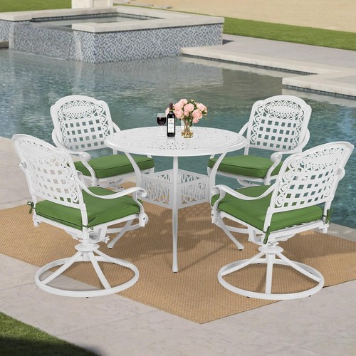 5pcs patio dining set round - set,