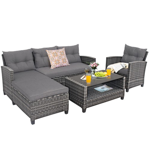 Patiojoy 4pcs patio rattan - patiojoy,